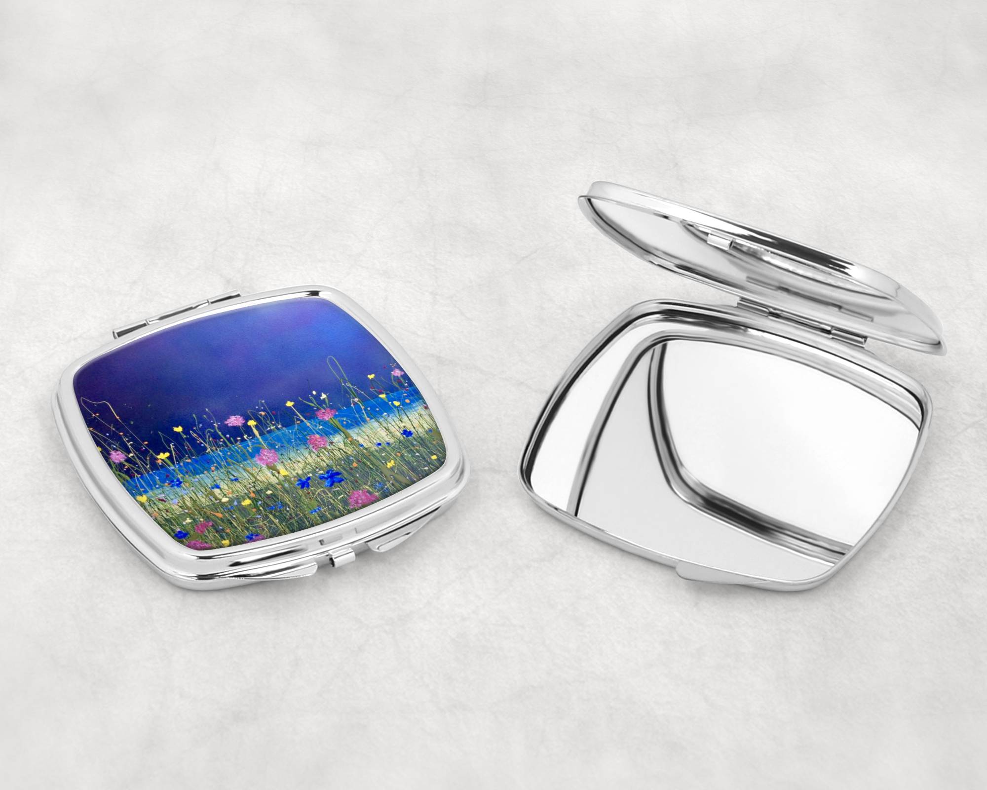 Stormy Machair Compact Mirror
